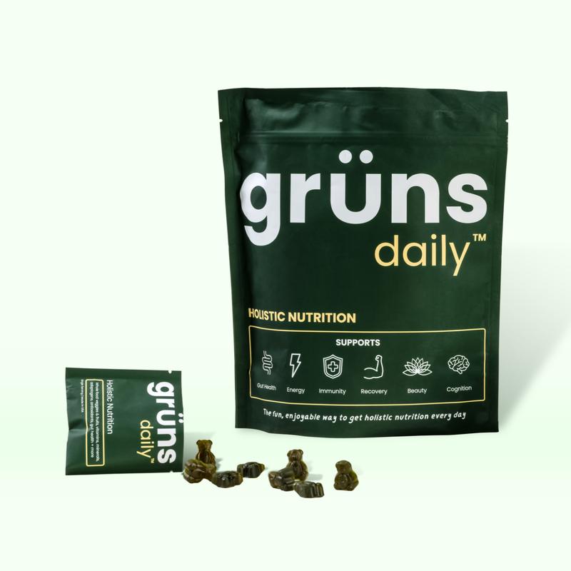 gruns-super-greens-gummy-bears-20-vitamins-and-minerals-prebiotics-for-digestive-health-adaptogens-1-3-per-serving