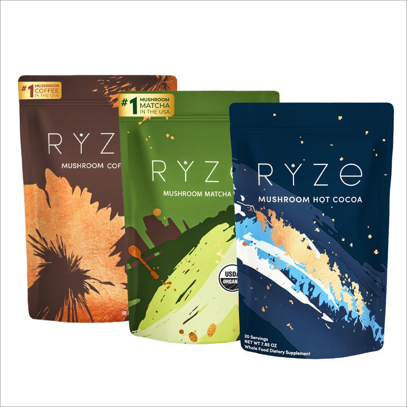 RYZE Ultimate Bundle (Coffee + Matcha + Cocoa)