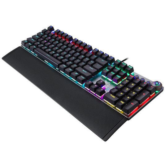 Wolf Spider F2088 True Mechanical Keyboard External Black Axis Blue Axis (Mixed Light) E-sports F2058 Gaming Peripherals