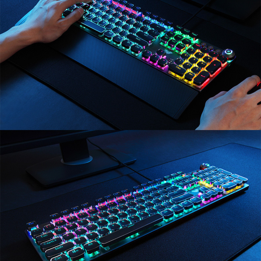 Wolf Spider F2088 True Mechanical Keyboard External Black Axis Blue Axis (Mixed Light) E-sports F2058 Gaming Peripherals