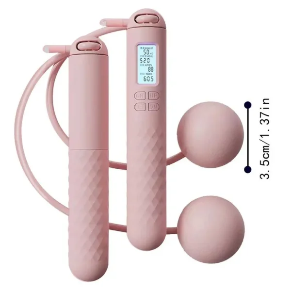 1Pair Ropeless Jump Rope Smart Cordless Counting Skipping Rope Anti-Slip Adjustable Weighted Cordless Jump Ropes - Image 6
