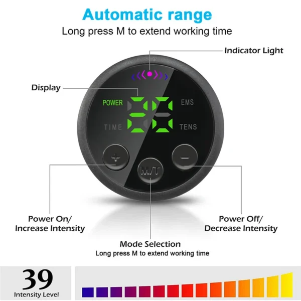 Smart EMS Muscle Stimulator Abs Trainer Abdominal Toning Belt Muscle Toner Body Slimming Weight Loss Home Gym Fitness Equiment - Image 2