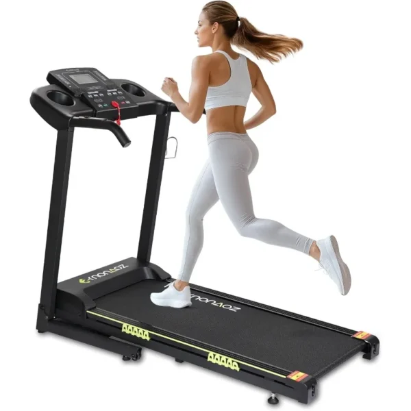Treadmills for Home, Treadmill with 0-12% Auto Incline, 3.0HP Folding Electric Treadmil,