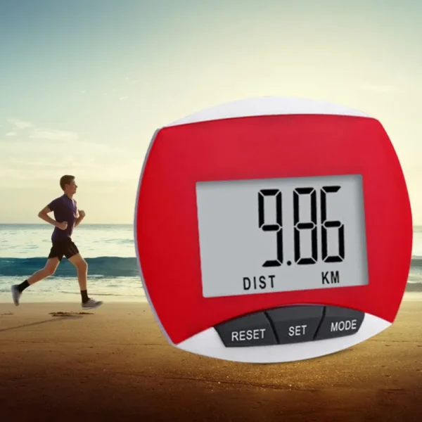 Digital Walking Pedometer Built-in Clip Movement Calories Counter LCD Display Multi-Function for Men Women Kids Adults Seniors - Image 2